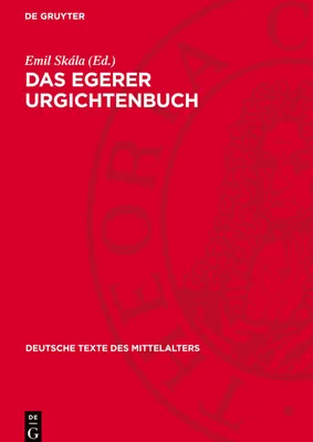Produktbild von Das Egerer Urgichtenbuch
