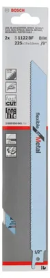 Obrázek produktu pro Bosch S 1122 BF, Nůž pro ocasovou pilu, Kov, Bimetalový, Modrá, 17,5 cm, 2 mm