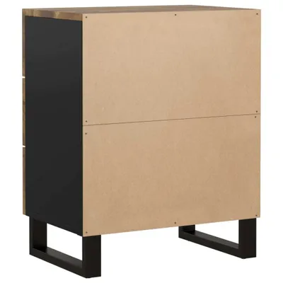 Obrázek produktu pro Noční stolek 50x33x62 cm masivní mangovník a kompozitní dřevo