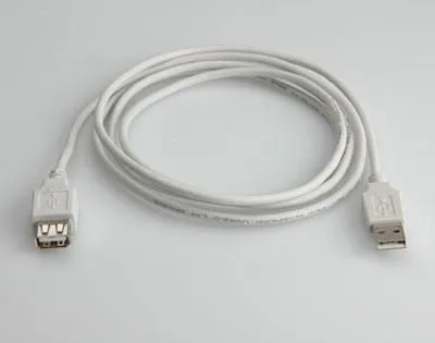 Zdjęcie produktu dla VALUE USB 2.0 Cable, Type A, 1.8 m, 1,8 m, USB A, USB A, Męska/Żeńska, 0,48 Gbit/s, Biały