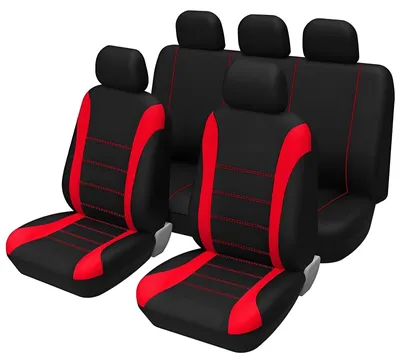 Produktbild von Komplettes Set Autositzbezüge, Airbag-kompatibel und waschbar