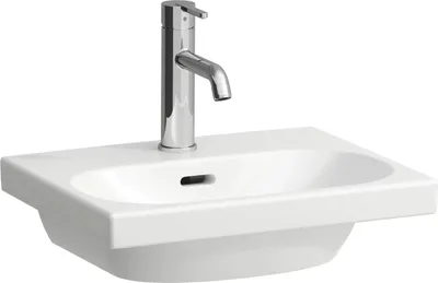 Produktbild von Laufen LF Lua HWB, unterbaufähig, 81508.1, 450x340, 1HL, m. Überlauf, weiß, 1 Stk.