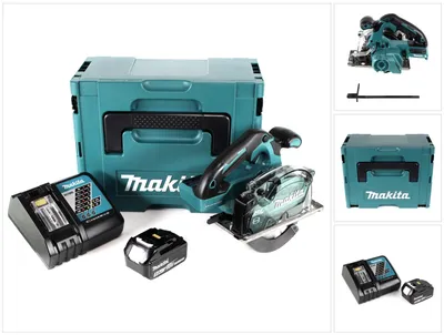 Zdjęcie produktu dla Makita DCS 553 RT1J Akumulatorowa pilarka tarczowa do metalu 18V 150 mm bezszczotkowa + 1x akumulator 5,0Ah + ładowarka + Makpac