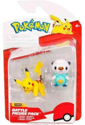 Produktbild von Pokémon Battle Figure Pack Oshawott & Pikachu