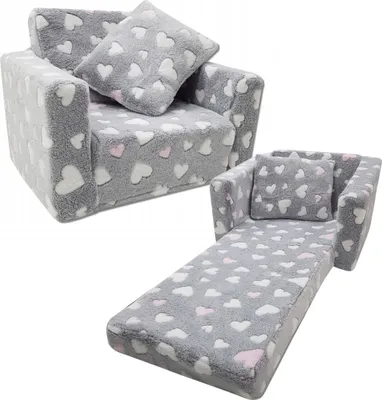Produktbild von Kindercouch Kindersofa mit Schlaffunktion für Kinderzimmer