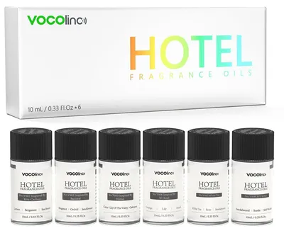 Immagine prodotto di Set di oli essenziali per l'aromaterapia, 6 flaconi da 10 ml, confezione regalo per diffusori e umidificatori