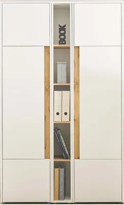 Produktbild von Aktenschrank II City - Weiß Wotan Eiche
