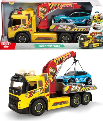 Image de Dickie Véhicule jouet Go Real / City Giant Tow Truck Remorque VOLVO 203749039