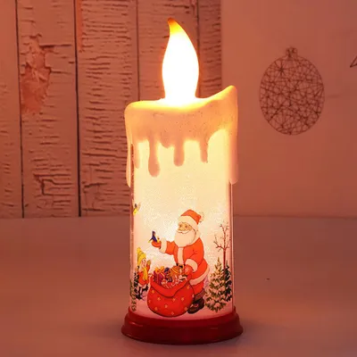 Obrázek produktu pro Vánoční LED svíčka, realistické plameny falešné svíčky, plameny svíčky Light