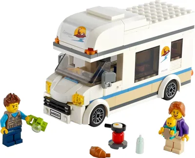 Image de LEGO 60283 City Véhicules puissants Camping-car de vacances avec minifigures