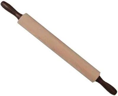 Produktbild von Holznudelholz / Nudelholz mit Griffen - 60cm - Eppicotispai