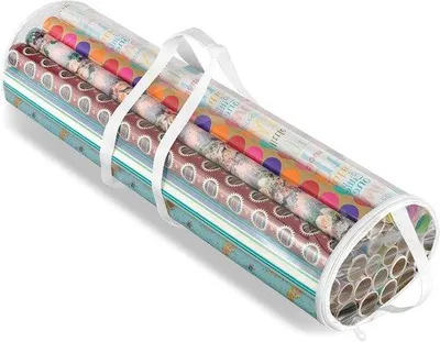Produktbild von Klare Lagerrollen mit Reißverschluss, 25er Pack