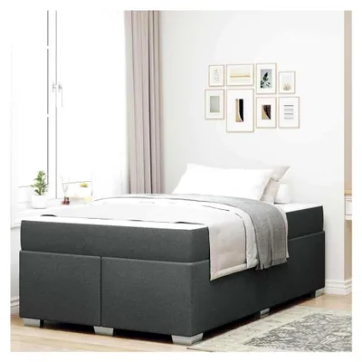 Produktbild von Bettgestell Dunkelgrau 120 x 190 cm Stoff