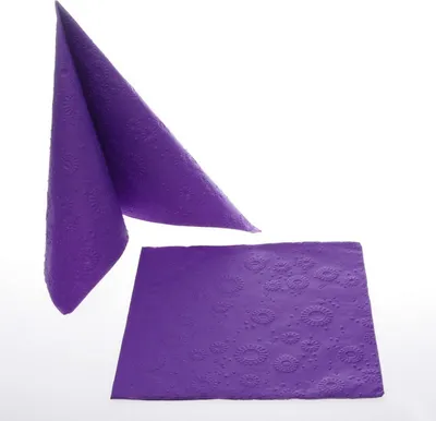 Produktbild von Serviette "Uni" - 33 x 33 cm - lila - 24023