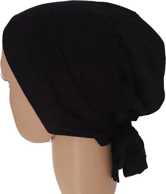 Produktbild von Bagli BONE Hijab Bonnet Schwarz Untertuch Kopftuch Tesettür Esarp Scarf Turban