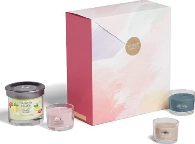 Image de Bougie YANKEE CANDLE - 1x TUMBLER SMALL a 3x VOTING CANDLE