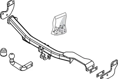 Produktbild von BRINK 355000 Anhängerkupplung 1100kg Max für CITROËN C3 I Schrägheck (FC, FN)