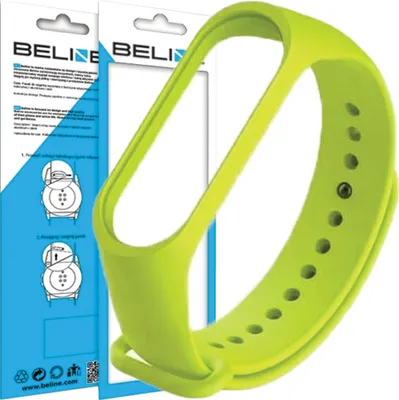 Produktbild von Beline Band Mi Band 7/6/5 Gelb/Gelb