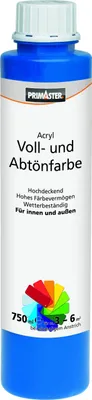 Produktbild von Primaster Voll- und Abtönfarbe 750 ml blau matt