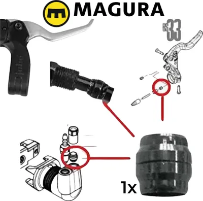 Produktbild von 1x Magura Bremsleitung Klemmring / Olive für Felgenbremse