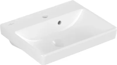 Produktbild von Villeroy & Boch Avento Handwaschbecken, 1 Hahnloch, mit Überlauf, 450x370mm, 73584501