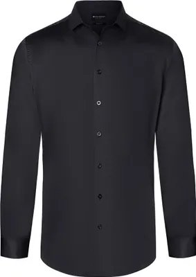 Produktbild von KARLOWSKY Herren Hemd ACTIVE-STRETCH Langarm Modern-Fit Schwarz L