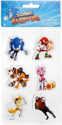 Obrázek produktu pro sada gumiček Sonic Tree characters 6 kusů