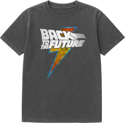 Produktbild von Zurück in die Zukunft Oversize T-Shirt Herren Back To The Future - Lightning - Oversize schwarz L