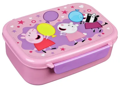 Image de Scooli PIPB9903, Lunch Container, Enfant, Noir, Bleu, Rose, Violet, Blanc, Jaune, Image, Rectangulaire, Fille