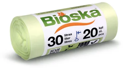Productafbeelding van Bioska Afvalzakken 30 Liter (20 stuks)