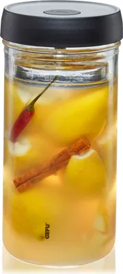 Produktbild von GEFU NATIVO, Gemüse, 1,5 l, Glas, Kunststoff, Transparent, 235 mm, 980 g