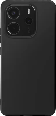 Produktbild von Mayaxess, Hülle für Xiaomi Redmi Note 14 4G aus weichem Silikon, Schwarz