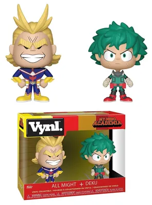 Produktbild von Funko VYNL My Hero Academia: All Might & Deku, 10,2 cm, 2er-Pack