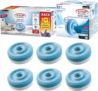 Immagine prodotto di Ceresit Assorbitore di umidità Aero 360 Tabs 6 pezzi 5xtral 1x lavanda