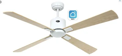 Immagine prodotto di ECO NEO III 132, Ventilatore Bianco WiFi senza Luce , CasaFan