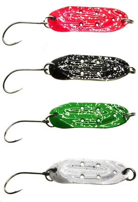 Produktbild von Paladin Trout Spoon 3,4cm 2,4g - Blinker, Farbe:schwarz-glitter/schwarz-glitter