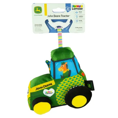 Produktbild von Lamaze Clip & Go John Deere Traktor Kinderwagen Spielzeug