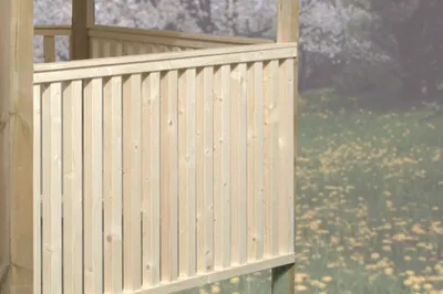 Produktbild von Brüstungsgeländer 6-Eck Pavillon B x T x H H 90