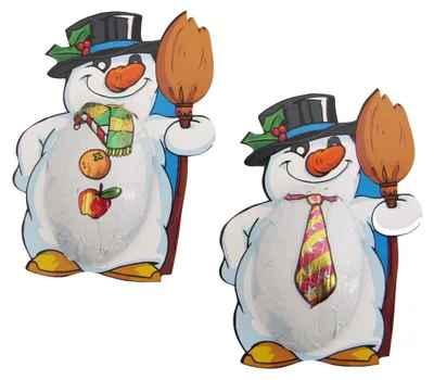 Produktbild von Storz Schneemann Mr. Freeze, lose, 750 g (60 Stk. à je 12,5 g) / Schokolade / Weihnachten / Schneemänner