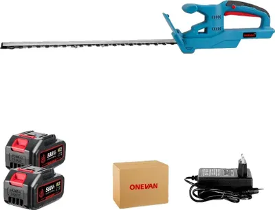 Zdjęcie produktu dla Elektryczne nożyce do żywopłotu, bezprzewodowa konstrukcja, wysoka wydajność, 2 akumulatory, wtyczka 1EU