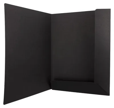 Produktbild von Sammelmappe A4, Schwarz, Präsentationsmappe aus Recyclingkarton - 10er Pack