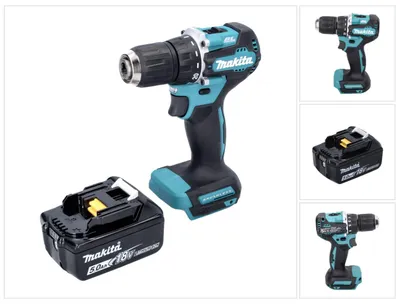 Immagine prodotto di Trapano avvitatore a batteria Makita DDF 487 T1 18 V 40 Nm senza spazzole + 1x batteria ricaricabile 5,0 Ah - senza caricabatteria