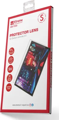 Produktbild von Xtreme 95759, Displayschutz, Nintendo Switch 2, Transparent, Gehärtetes Glas, 9H, Nintendo
