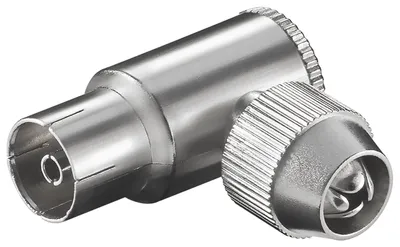 Zdjęcie produktu dla Goobay 11488, IEC, IEC, Żeńska, 90°, Metal, 8,8 mm