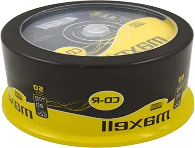Productafbeelding van CD-R Blanco Schijven - Lege CD's - Data Opslag - 52x Snelheid - 700MB 50 Stuks - Wit