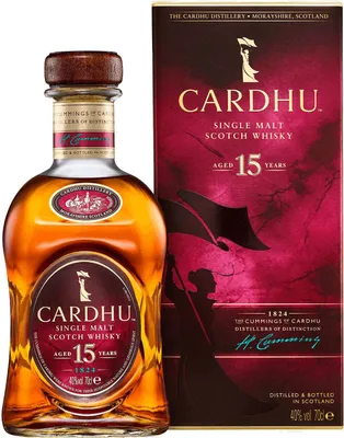 Produktbild von Cardhu 15 Jahre Single Malt Scotch Whisky in Geschenkpackung | 40 % vol | 0,7 l