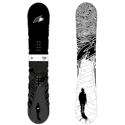 Produktbild von F2  Snowboard Black Deck extra wide Freeride/Freestyle 154w cm  Schwarz 2025