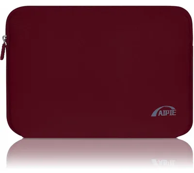 Image de Sacoche pour ordinateur portable, 11,6-12 pouces, étui de protection, rouge, en néoprène, 31x21 cm
