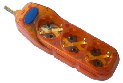 Productafbeelding van Electraline 59642, stekkerdoos met 3 stopcontacten en schakelaar, kabel 1,5 meter / Meervoudige stopcontacten