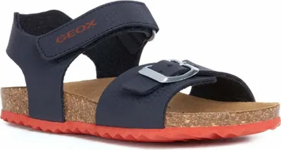 Produktbild von GEOX Sandalen GHITA, Glattleder, Blau, Kinder